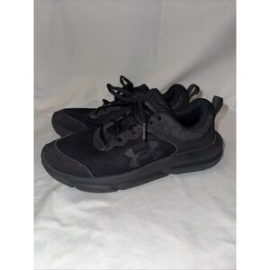 Under Armour Youth Charged Assert 10 Running Shoe 3026175-004 Black Size 5Y